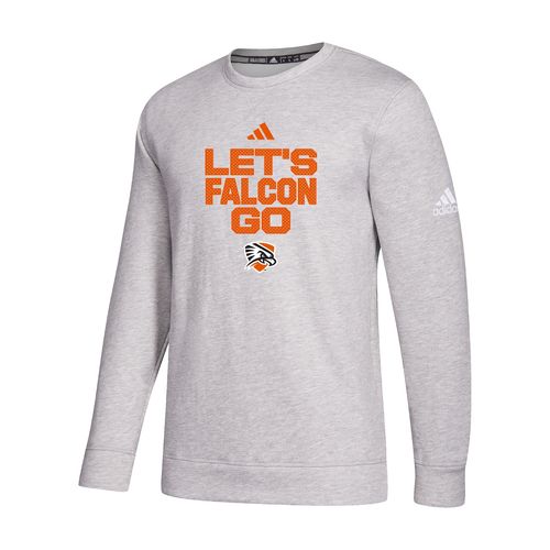 Picture of Let's Falcon Go - Men's Fleece Crew  - medium grey heather