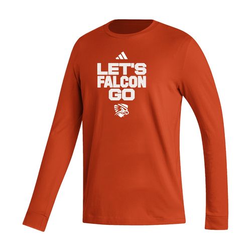 Picture of Let's Falcon Go - Men's Fresh Long Sleeve Tee  - collegiate orange