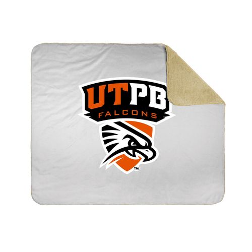 Picture of 50x60 Sherpa Lined Throw Blanket - white