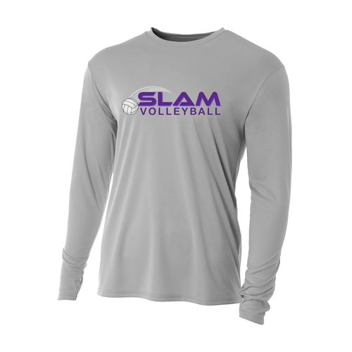 Picture of Youth Long Sleeve Performance Shirt - silver
