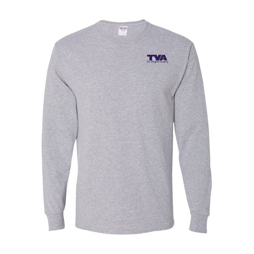 Picture of Dri-Power Long Sleeve T-Shirt - Athletic Heather