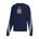 Picture of Women's Cropped 3-Stripe Crew  - team navy blue
