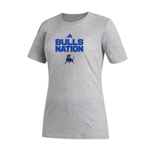 Picture of Bulls Nation - Women's Fresh Short Sleeve Tee  - medium grey heather