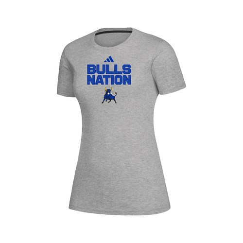 Picture of Bulls Nation - Womens Creator Short Sleeve Tee - medium grey heather