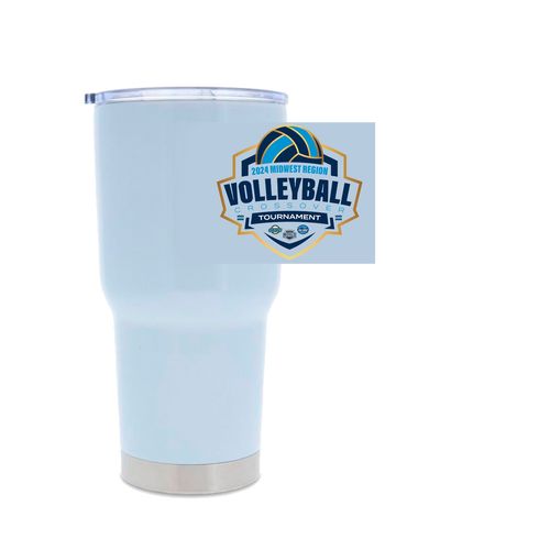 Picture of 30oz Stainless Steel Tumbler - White