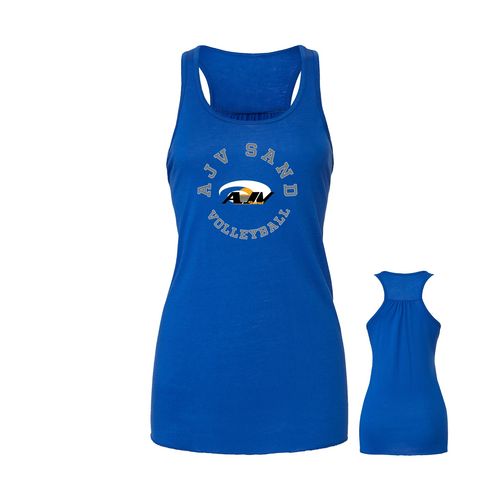 Picture of Women's Flowy Racerback Tank - royal