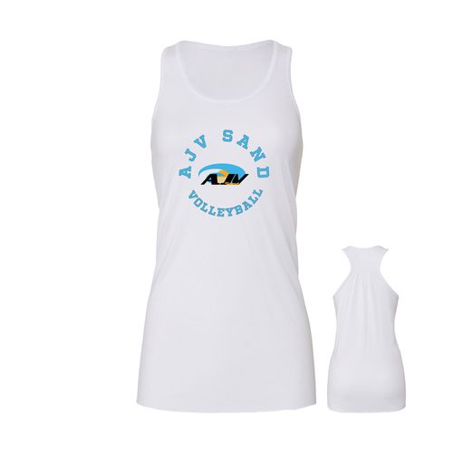 Picture of Women's Flowy Racerback Tank - white