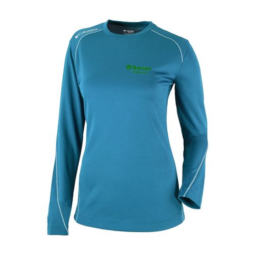 Picture of Women's Omni-Wick Shotgun Long Sleeve - Capri Breeze