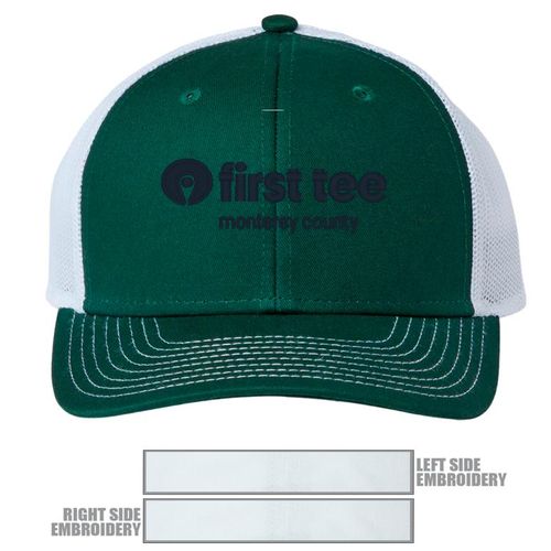Picture of The Game Everyday Trucker Cap - dark green/ white