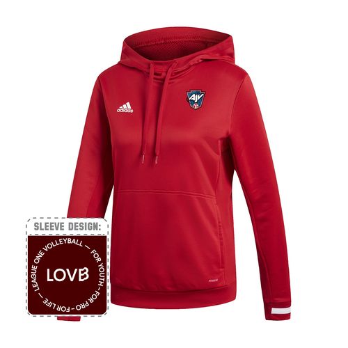 Picture of Women's Team19 1/4 Hoody - power red