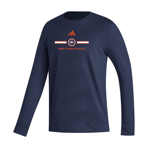 Picture of Deep Down South - Men's Fresh Long Sleeve Tee  - collegiate navy