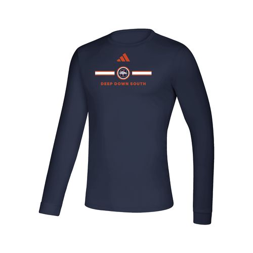 Picture of Deep Down South - Creator Long Sleeve Tee - collegiate navy