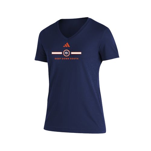 Picture of Deep Down South - Womens Blend SS Tee - Night Navy
