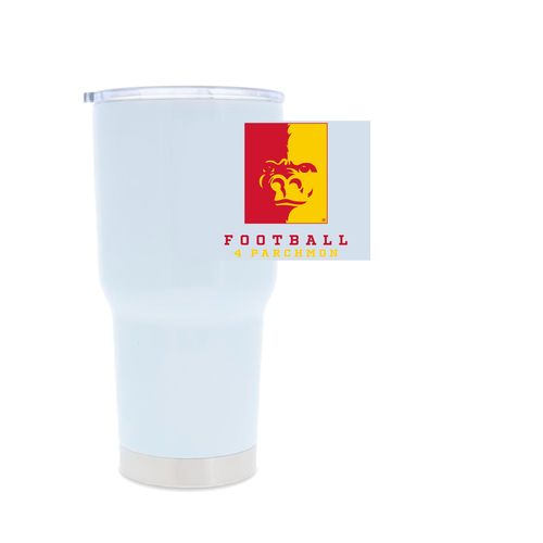 Picture of 30oz Stainless Steel Tumbler - white