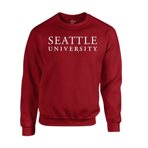 Picture of Fleece Crewneck - cardinal red