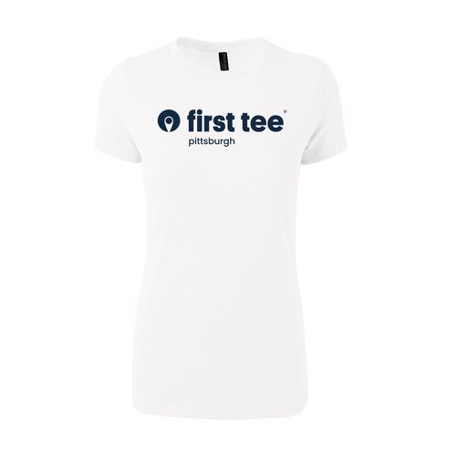 Picture of Women's Fitted Triblend T-Shirt - white