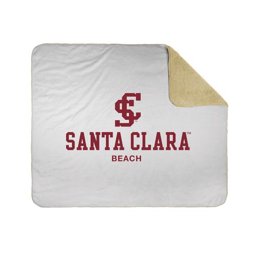 Picture of 50x60 Sherpa Lined Throw Blanket - white