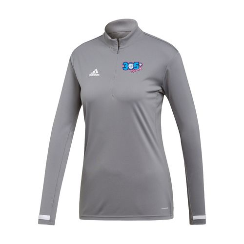 Picture of 305 NETWORK - Women's Team19 1/4 Zip Long Sleeve - grey five