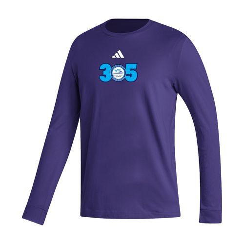 Picture of Men's Fresh Long Sleeve Tee  - collegiate purple