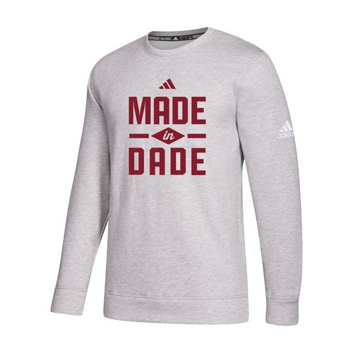 Picture of Made in Dade - Men's Fleece Crew  - medium grey heather