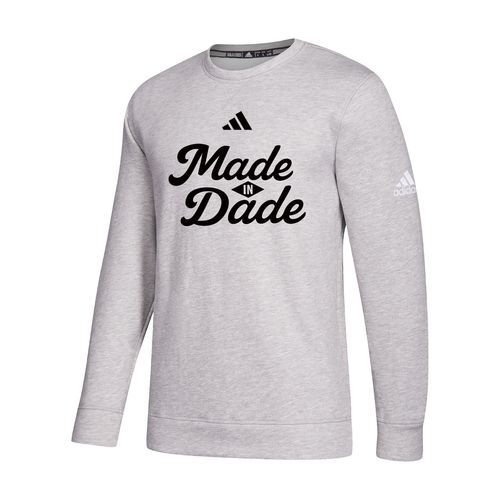 Picture of Made in Dade - Men's Fleece Crew  - medium grey heather