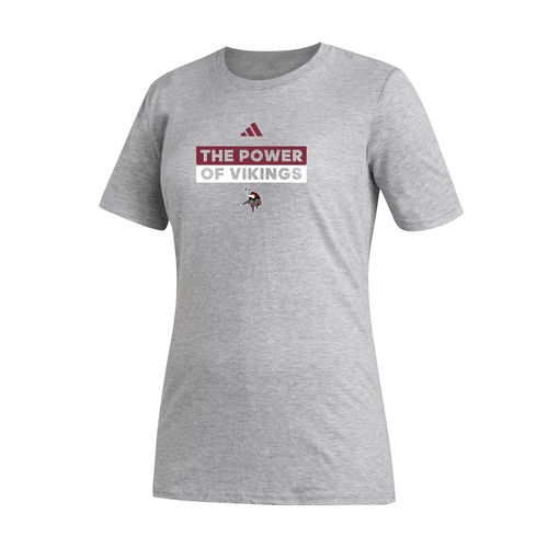 Picture of The Power of Vikings - Women's Fresh Short Sleeve Tee  - medium grey heather
