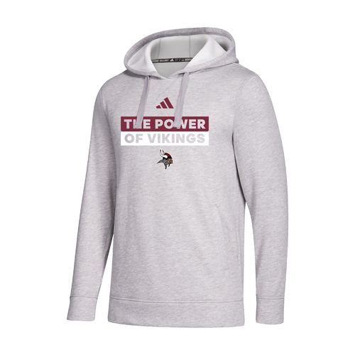Picture of The Power of Vikings - Men's Fleece Hood  - medium grey heather