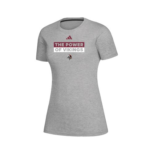 Picture of The Power of Vikings - Womens Creator Short Sleeve Tee - medium grey heather