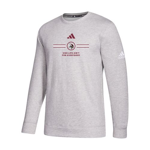 Picture of Vike Life Ain't for Everybody - Men's Fleece Crew  - medium grey heather