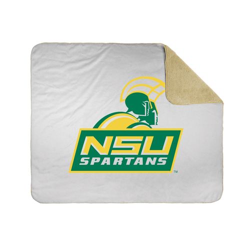 Picture of 50x60 Sherpa Lined Throw Blanket - white