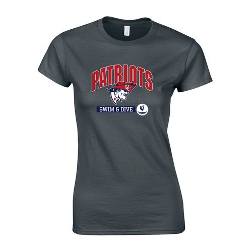 Picture of Women's Semi-Fitted Classic T-Shirt  - Charcoal