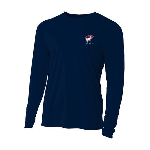 Picture of Youth Long Sleeve Performance Shirt - Navy