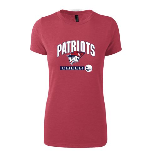 Picture of Women's Fitted Triblend T-Shirt - Red Heather