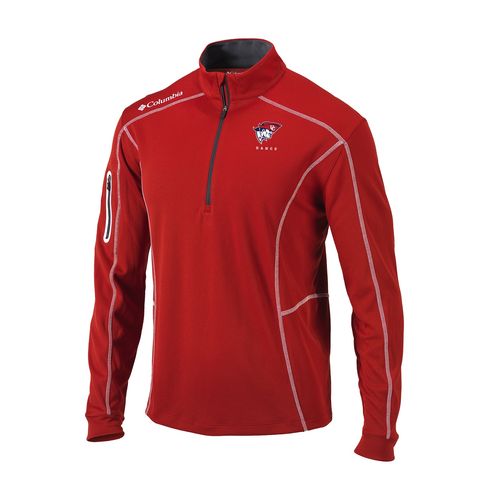 Picture of Men's Omni-Wick Shotgun 1/4 Zip - Intense Red