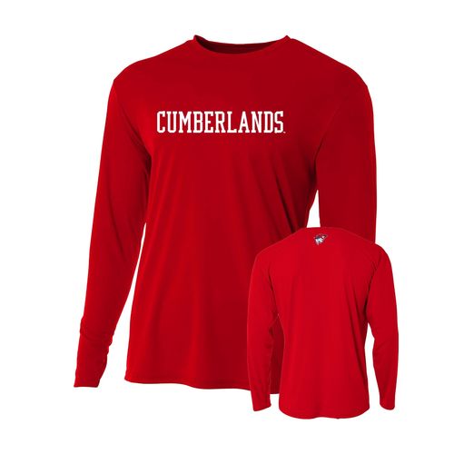 Picture of Youth Long Sleeve Performance Shirt - Scarlet