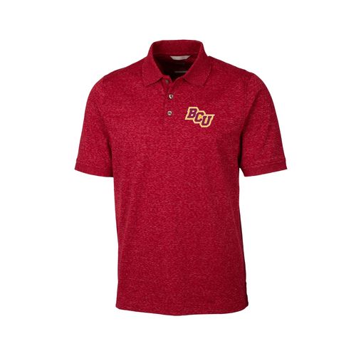 Picture of C&B Advantage Tri-Blend Space Dye Mens Polo - cardinal red