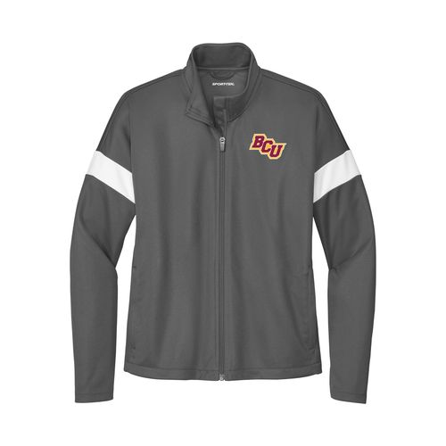 Picture of Classic Womens Team Travel Full-Zip Jacket - Gray/White