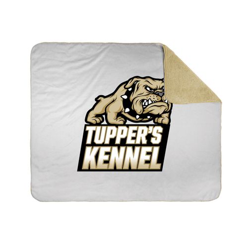 Picture of 50x60 Sherpa Lined Throw Blanket - white