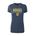 Picture of Women's Fitted Triblend T-Shirt - navy heather
