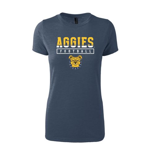 Picture of Women's Fitted Triblend T-Shirt - navy heather