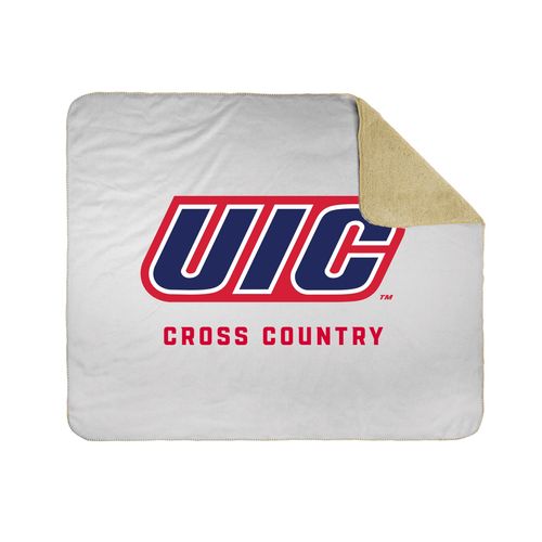 Picture of 50x60 Sherpa Lined Throw Blanket - white