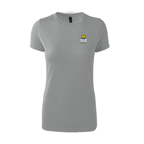 Picture of Women's Fitted Triblend T-Shirt - grey heather