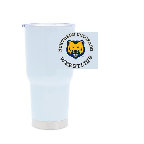 Picture of 30oz Stainless Steel Tumbler - white
