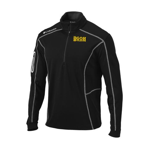 Picture of Men's Omni-Wick Shotgun 1/4 Zip - black