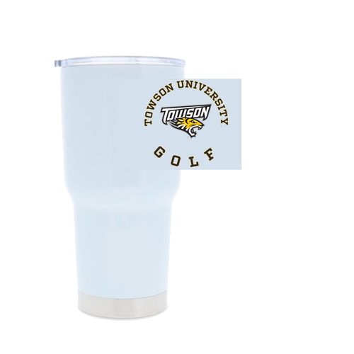 Picture of 30oz Stainless Steel Tumbler - white