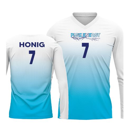 Picture of Volleyball Jersey - White-Blue