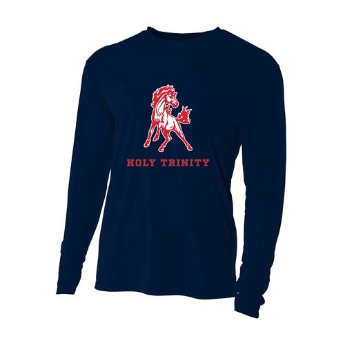 Picture of Youth Long Sleeve Performance Shirt - navy