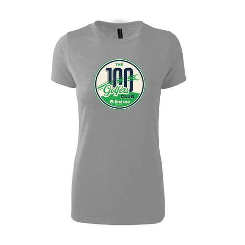 Picture of Women's Fitted Triblend T-Shirt - grey heather