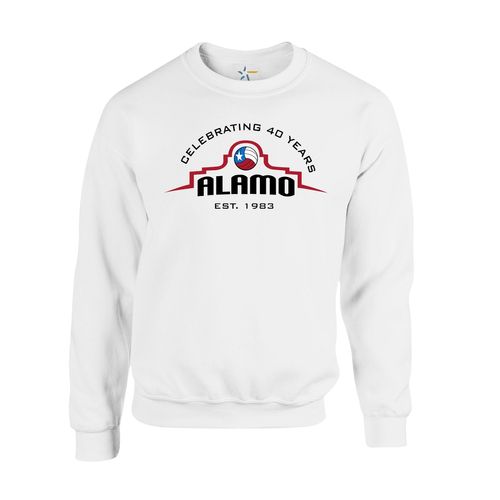 Picture of Fleece Crewneck - white