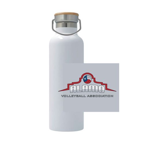 Picture of 25oz Stainless Steel Thermos - white